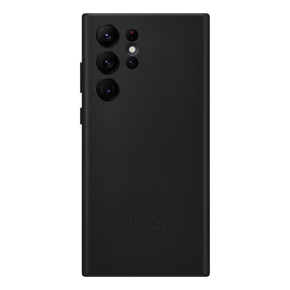 

Samsung galaxy s22 ultra rainbow leather cover - black