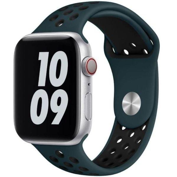 

Hyphen silicone apple watch 44mm strap - blue