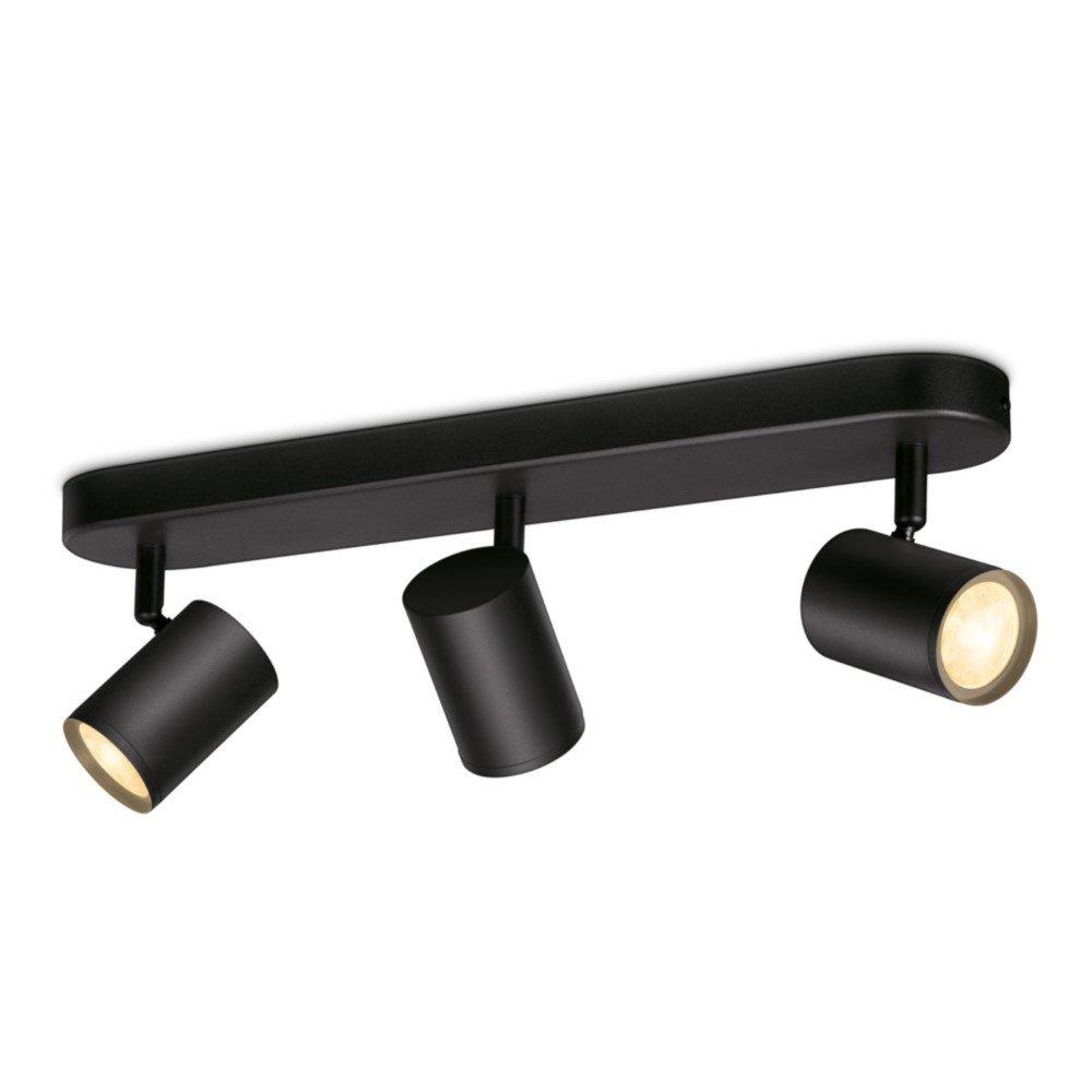 

Wiz imageo 3 x adjustable rgb spotlight, 5w - black