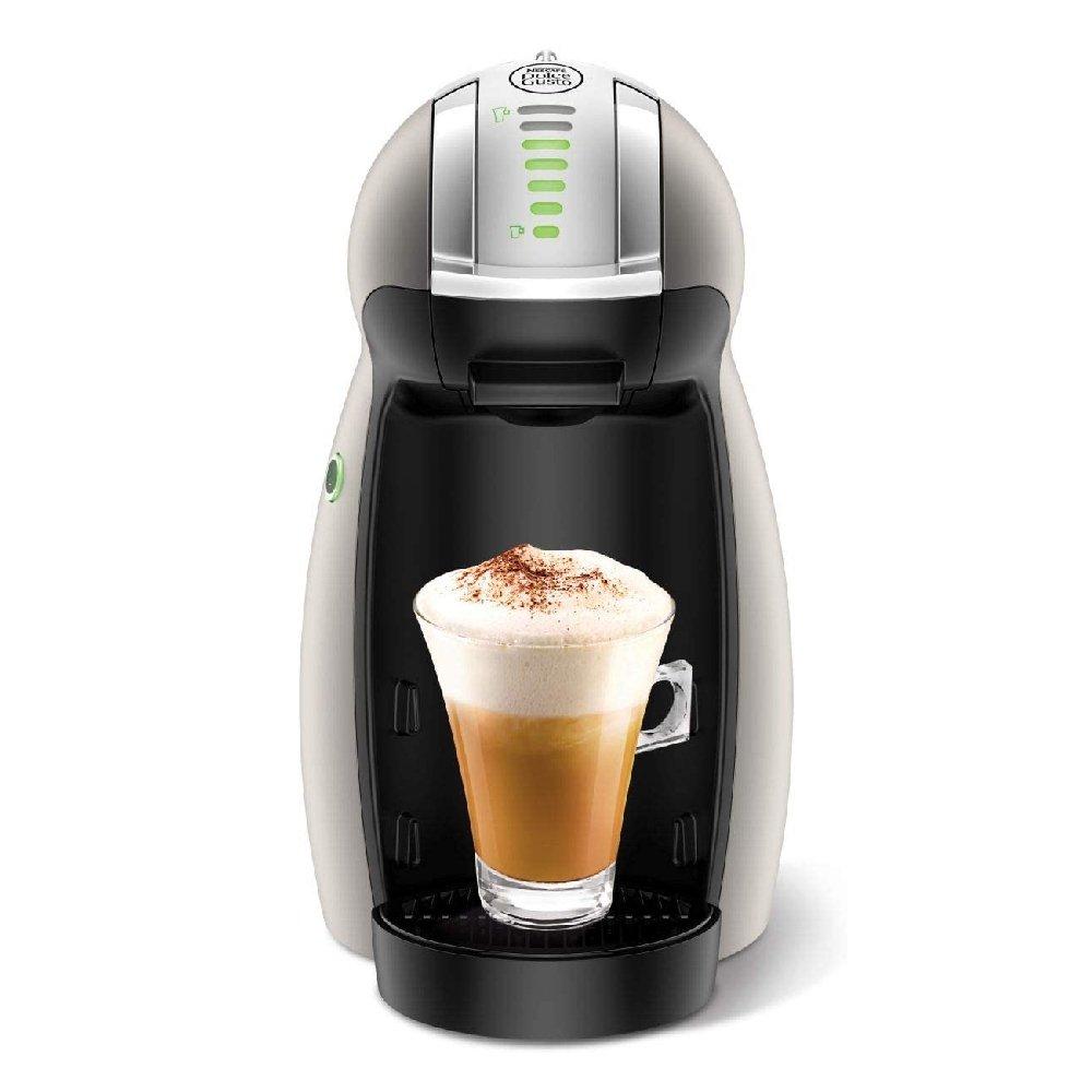 

Delonghi genio 2 capsule coffee machine, 1500w, 1 liter, edg465. T - titanium