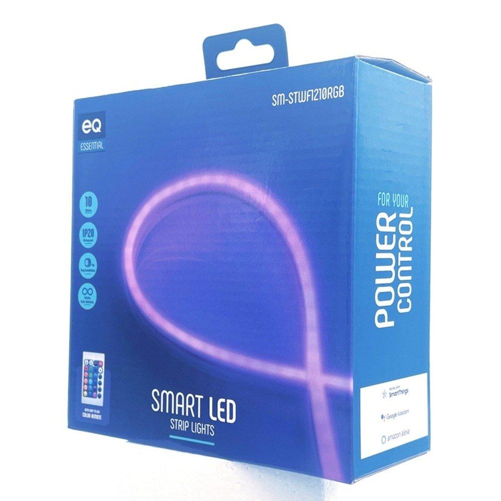 

Eq rgb strip kit with wi-fi and remote, 5m - multicolor