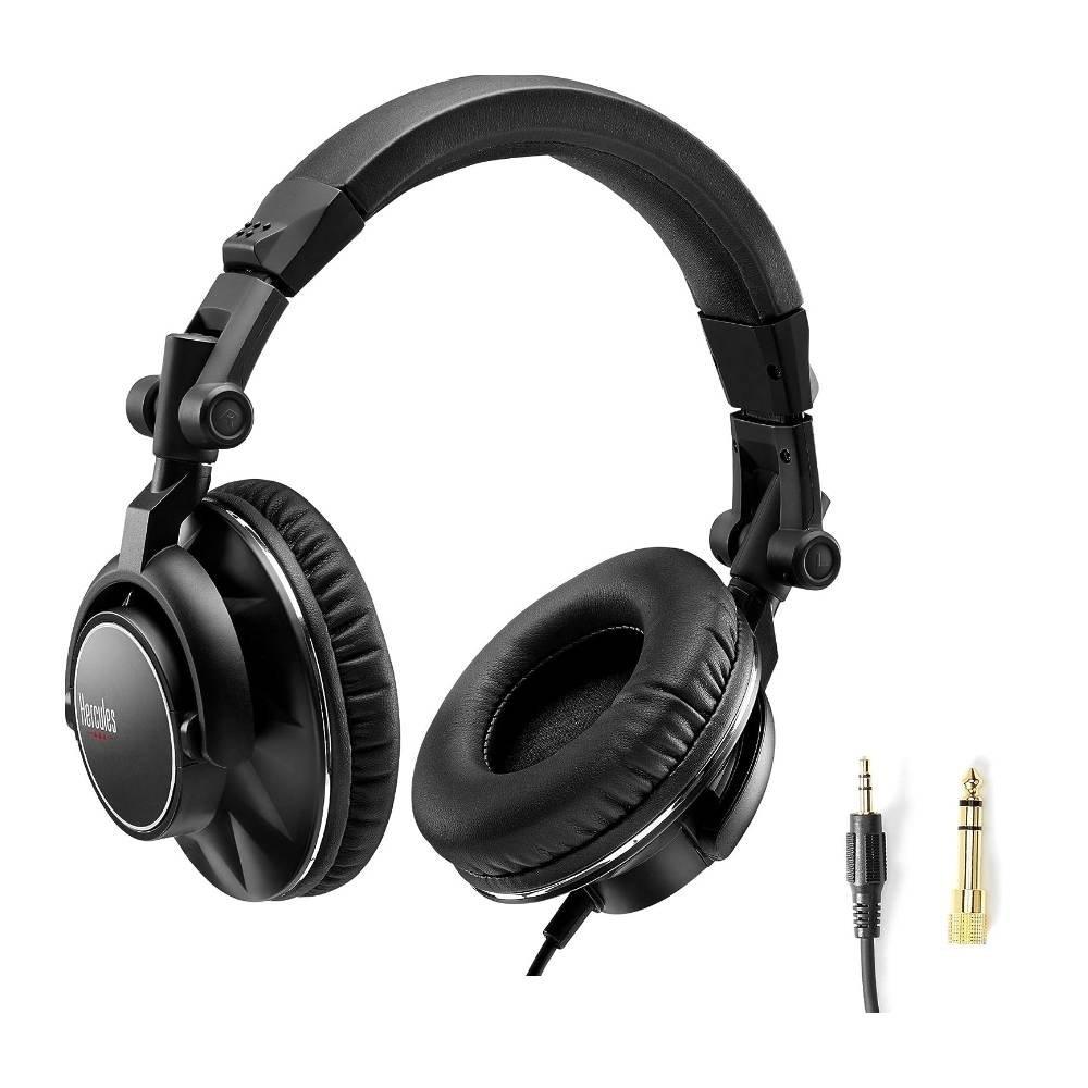 

Hercules dj over-ear foldable headphones, hdp dj60 - black