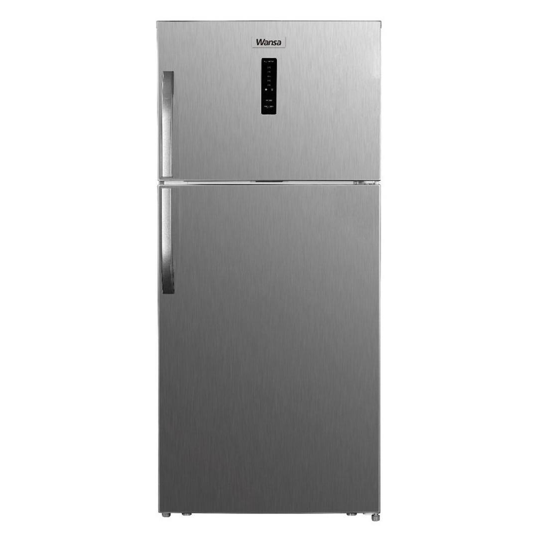 Wansa Top Mount Refrigerator, 18CFT, 512-Liters, WRTG-512-NFSC82D - Silver