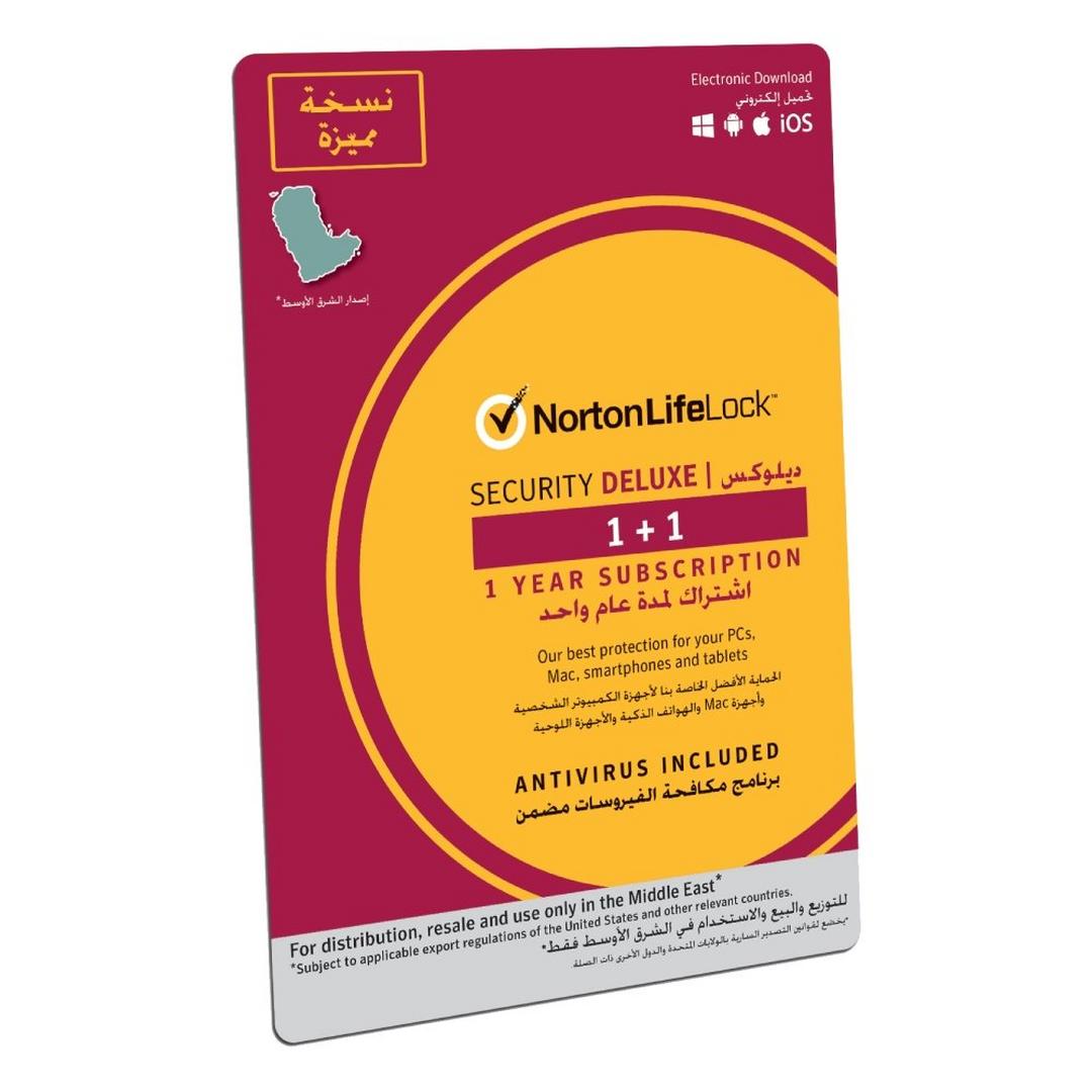 Norton Deluxe Security 1+1 Year Subscription - EPAY