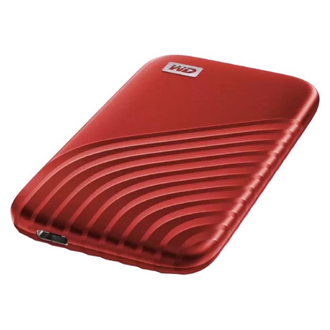 WD 2TB My Passport Portable External Hard Drive SSD (WDBAGF0020BRD-WESN) -  Red
