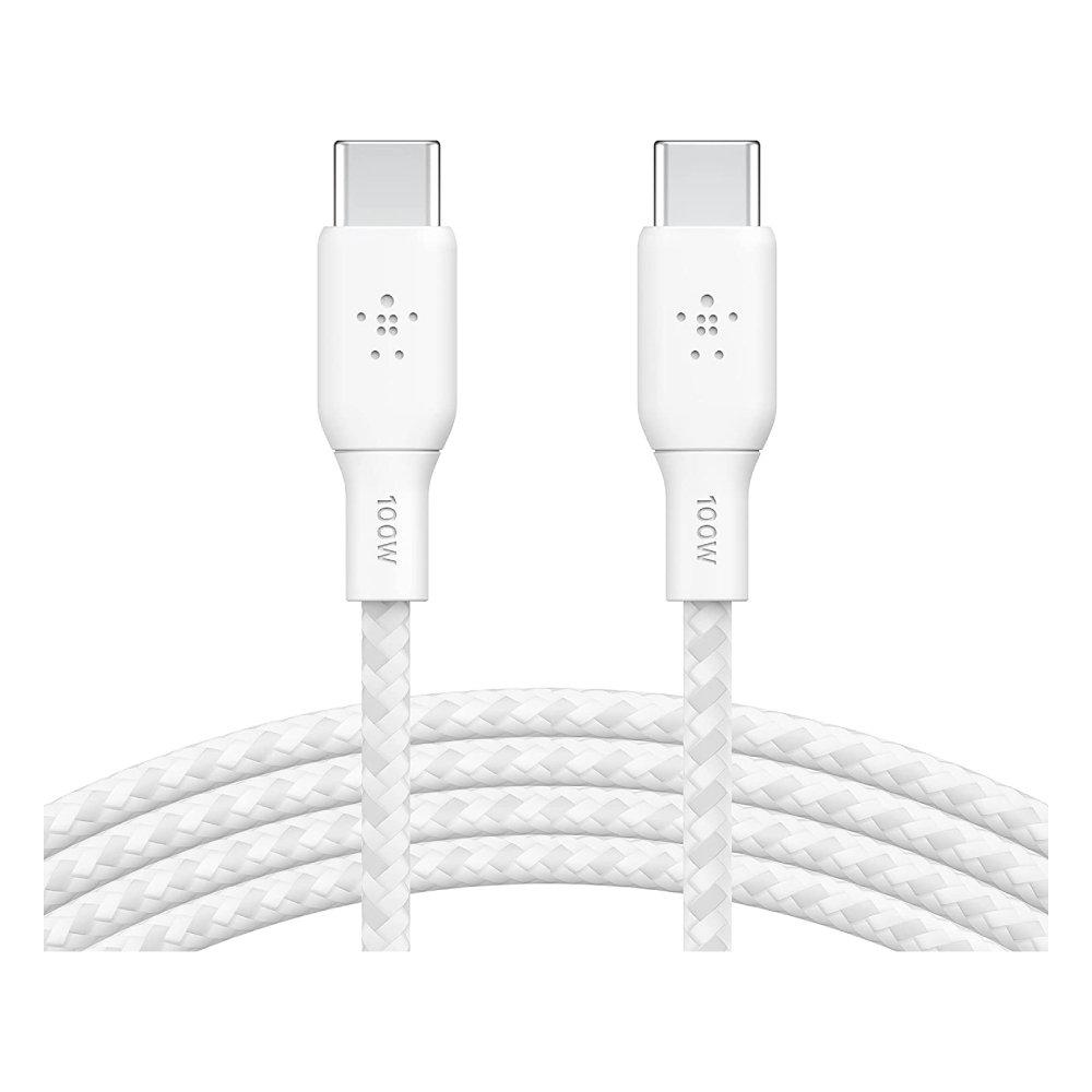 

Belkin braided usb-c to c cable 2 meter 100w white