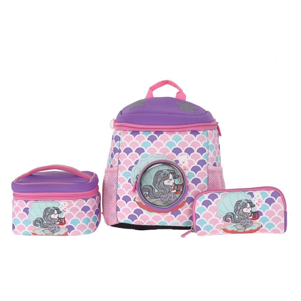 

Eq kids 3in1 oyster small backpack - purple