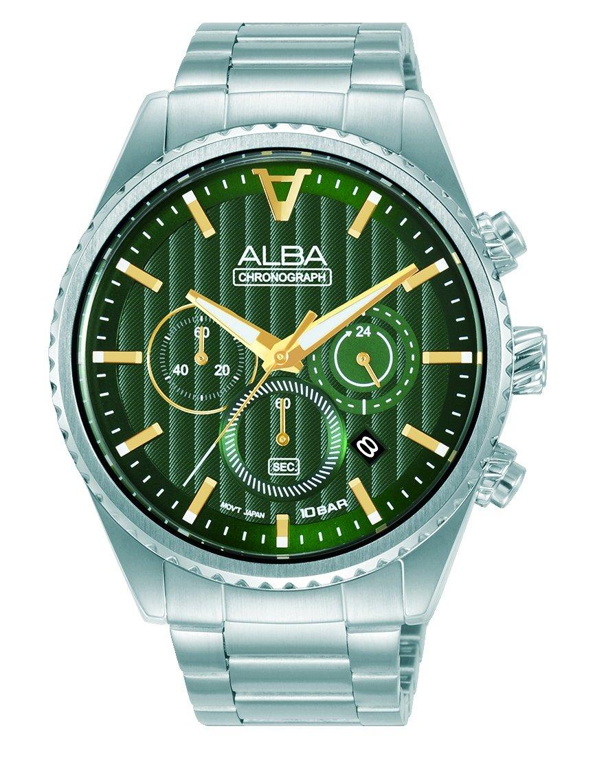 

Alba 43mm chrono quartz gents' watch - at3h85x1