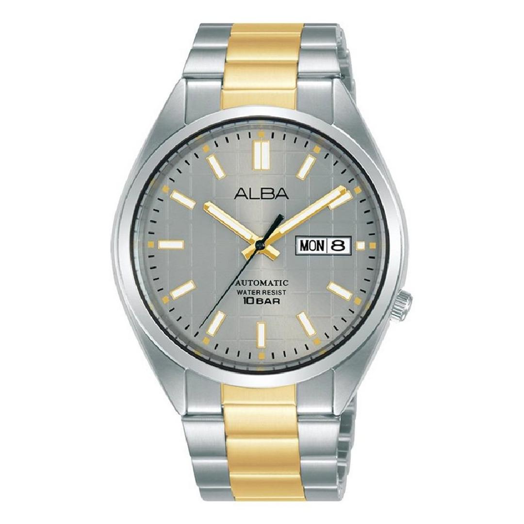 Alba Watch for Men, Analog, Stainless Steel, AL4315X1 - Silver/Gold