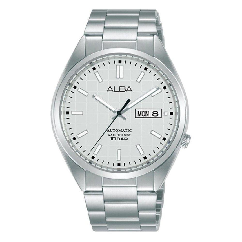 

Alba watch for men, analog, stainless steel, al4329x1 - silver