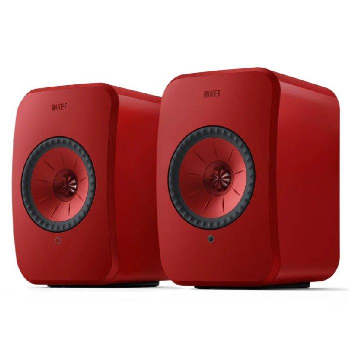 

Kef lsx-ii wireless active hifi speakers, 200w, sp4041kb (uk) - red