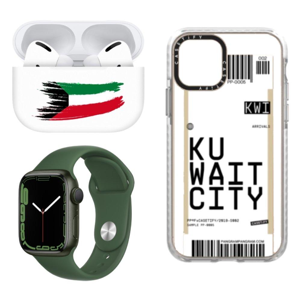 

Switch paint apple airpods pro q8 flag - white buds + casetify impact case for iphone 1...