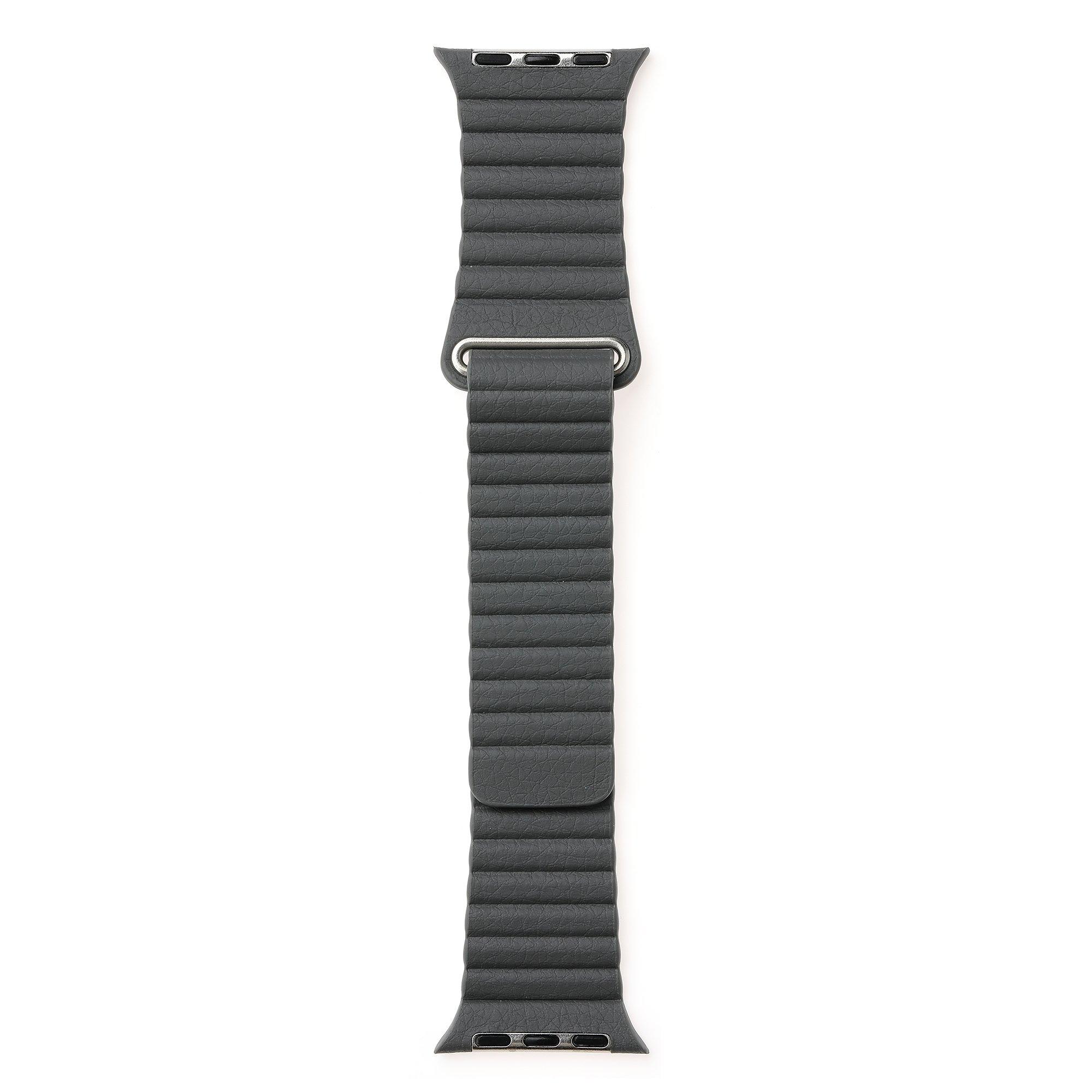

Eq magnetic leather strap for apple watch 45mm - black