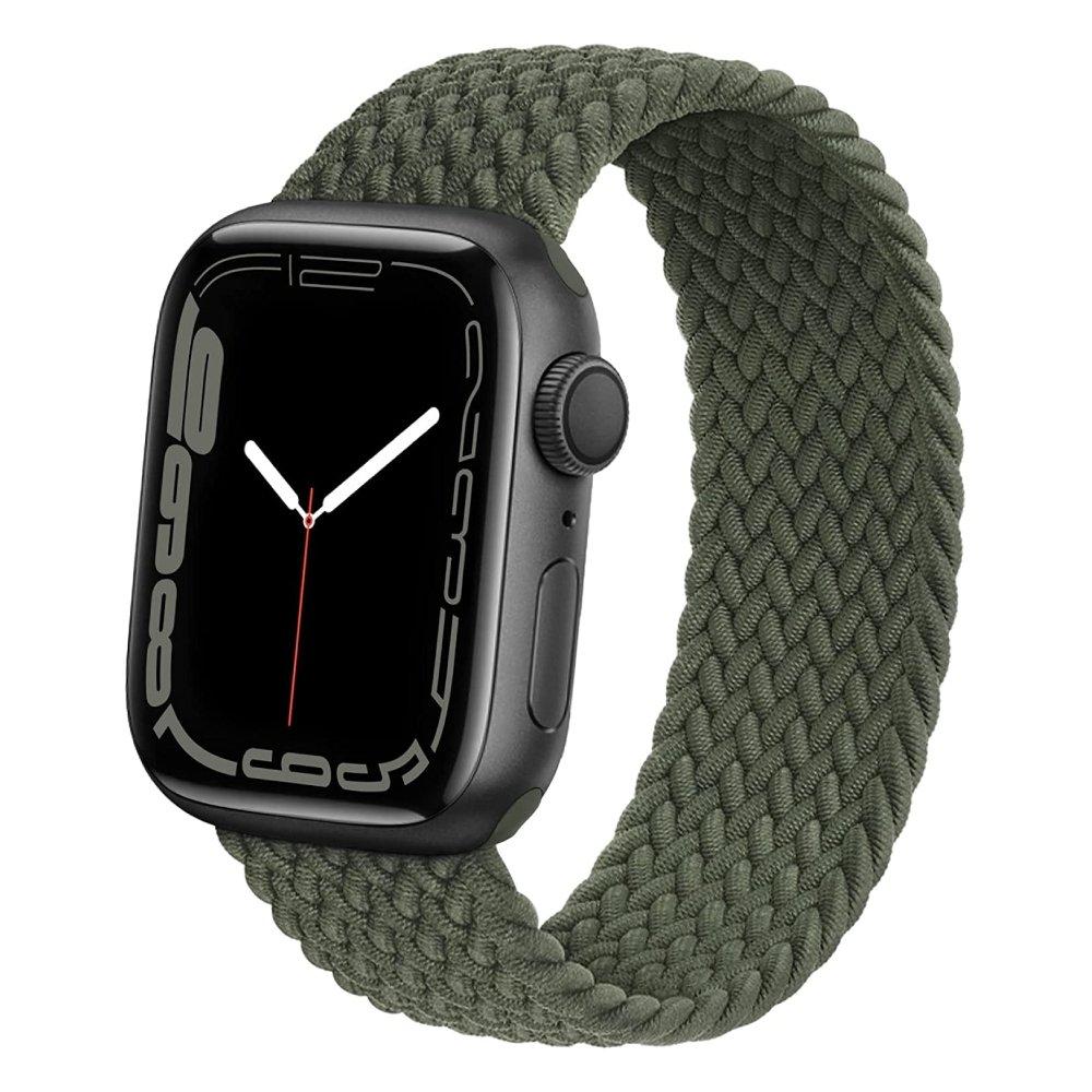 

Eq magnetic nylon woven strap for apple watch 45mm - green