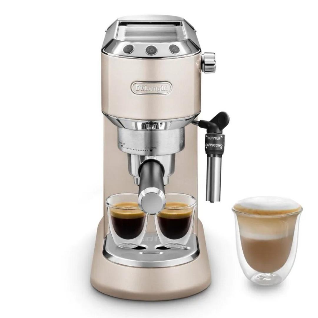 Delonghi Dedica Metallics Manual Espresso Makers 1300W 1.1L (EC785.BG)