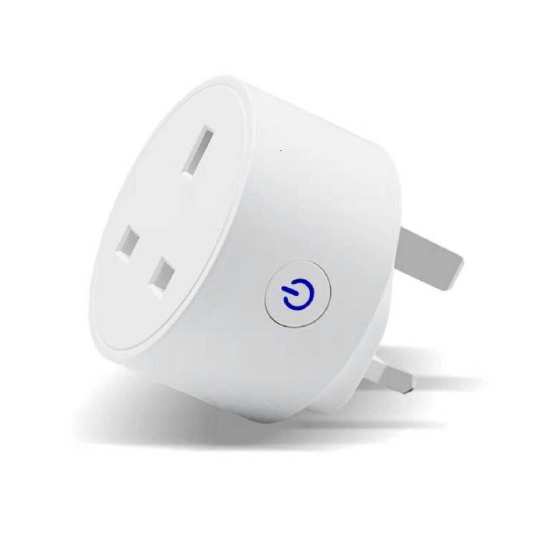 EQ Smat Plug with Energy Monitor, WiFi Socket, 13A, EQ U1R - White