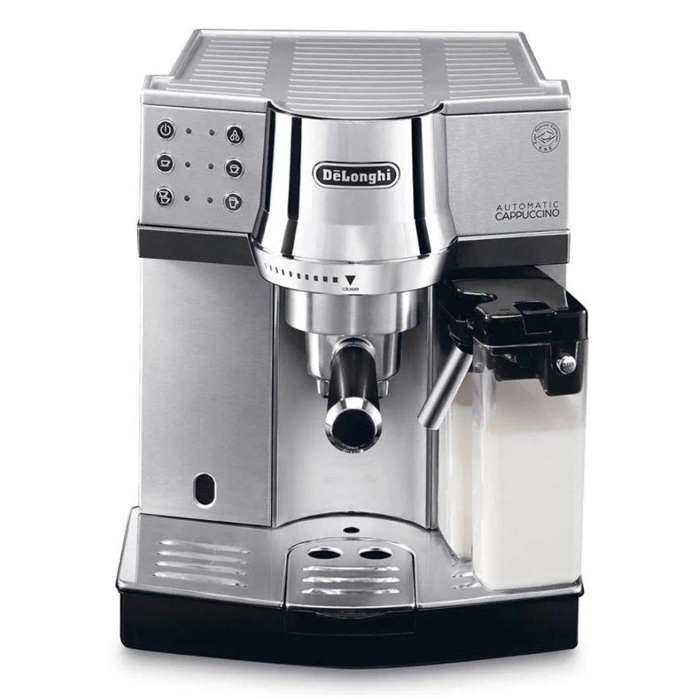 

Delonghi espresso & cappuccino coffee machine, 1450w, 1l, dl ec850. M - silver