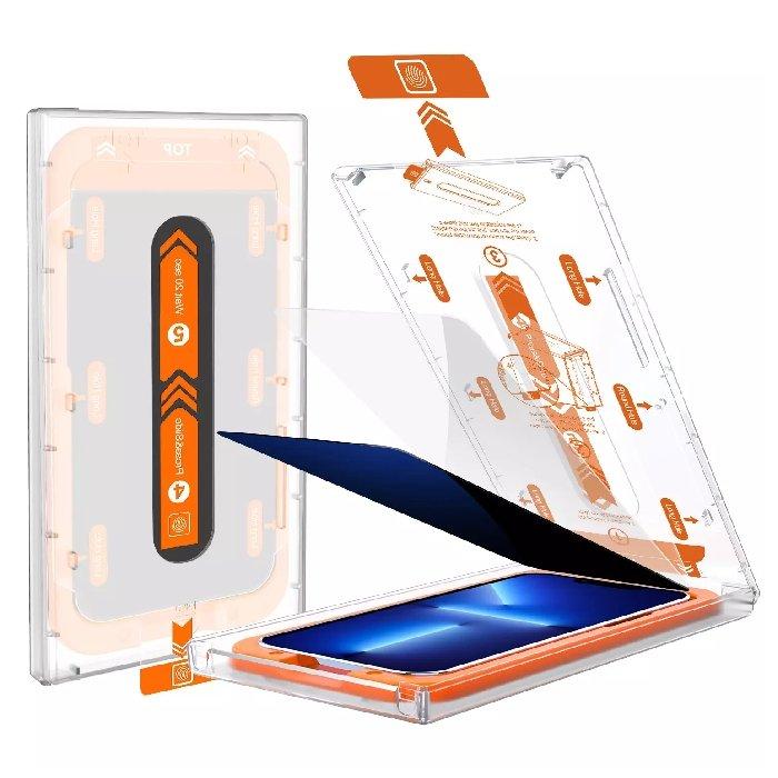 

Eq screen protector for iphone 14 pro max + applicator - privacy