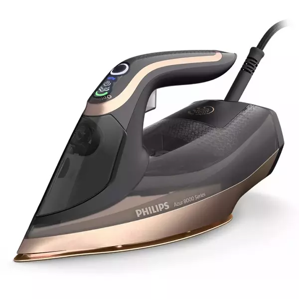 Philips Azur 8000 Steam Iron, 350ml, 3000W, DST8041/86 - Black