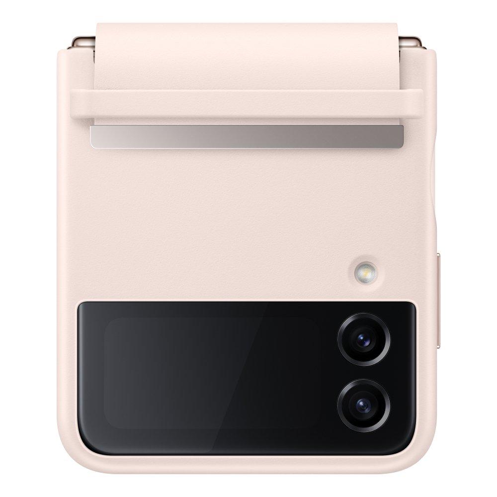 

Samsung galaxy z flip4 flap leather cover - purple