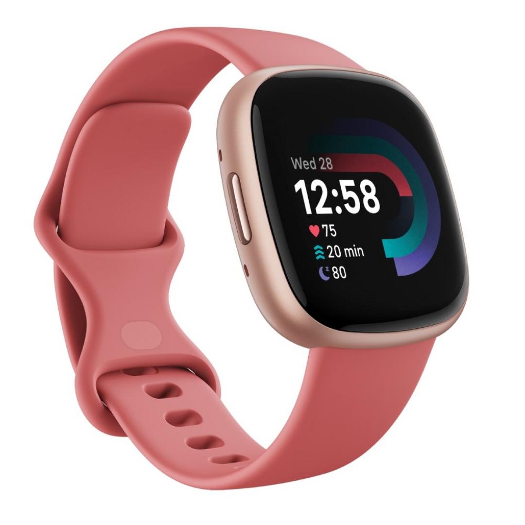 Fitbit Versa 4 Smart Watch - Pink Sand  /Copper Rose