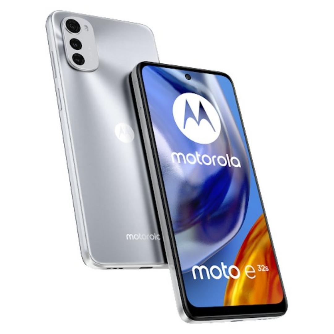 Motorola E32S 64GB Phone - Misty Silver