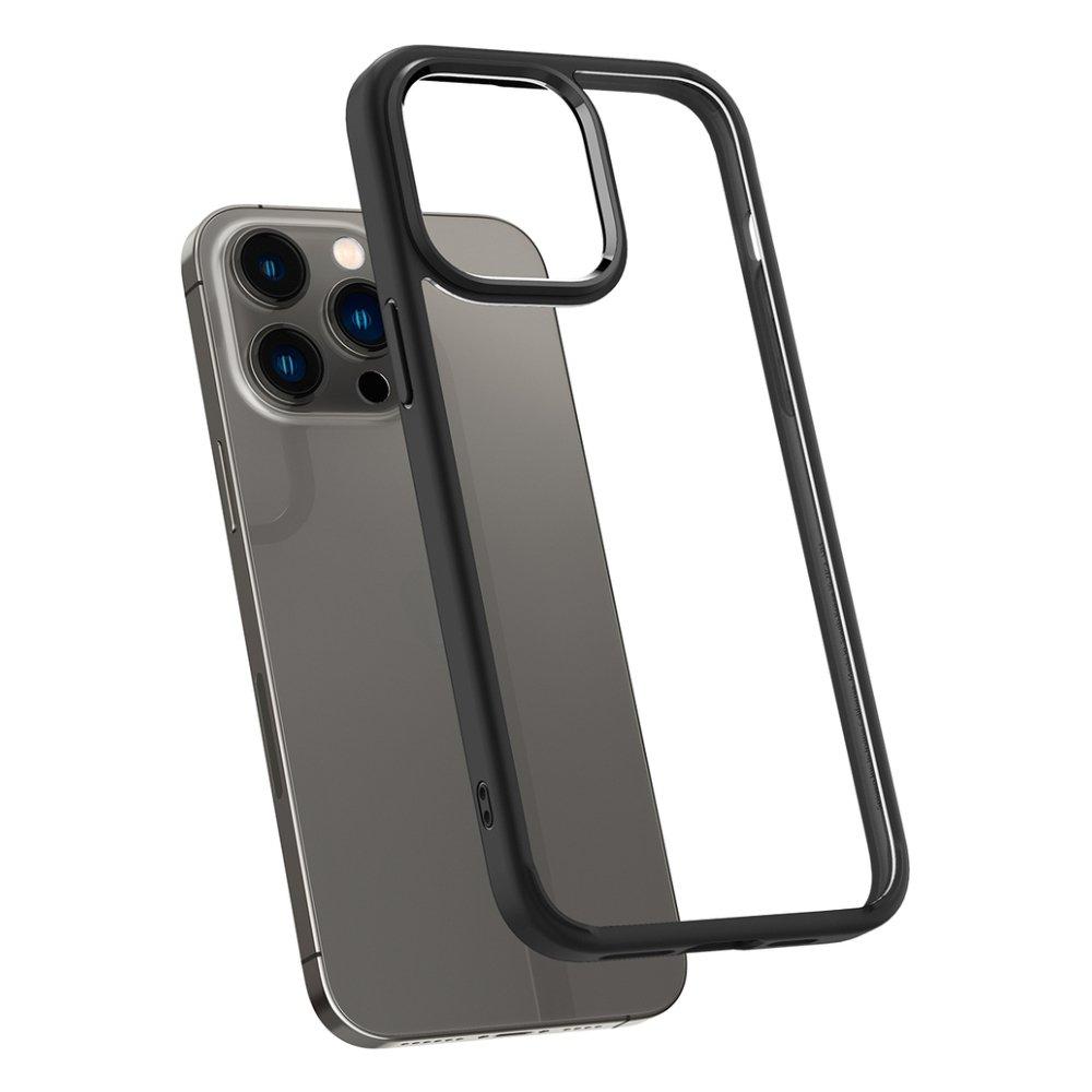 

Spigen iphone 14 pro max crystal hybrid case - matte black