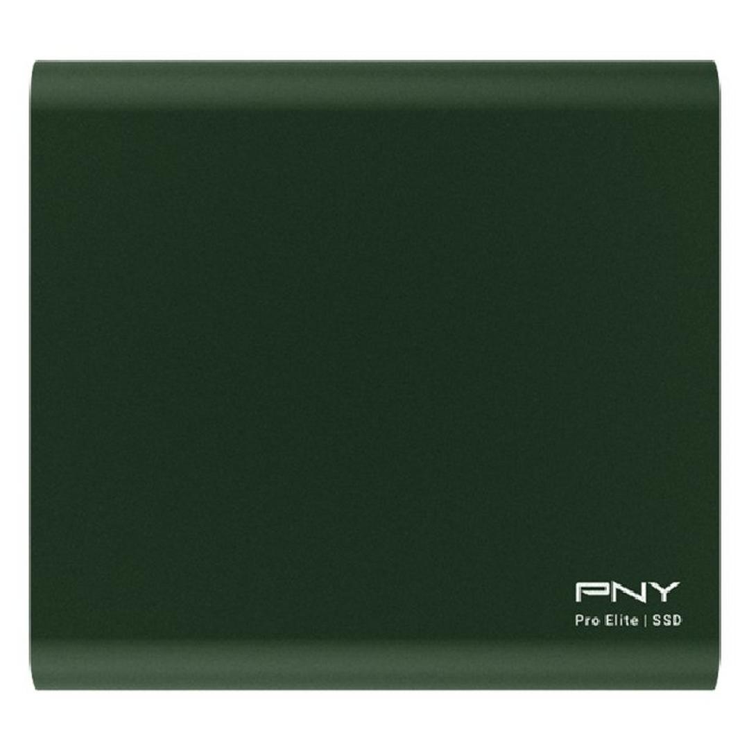 PNY Pro Elite SSD, USB 3.2 Gen2, 1 TB, PSD0CS2060GN - Green