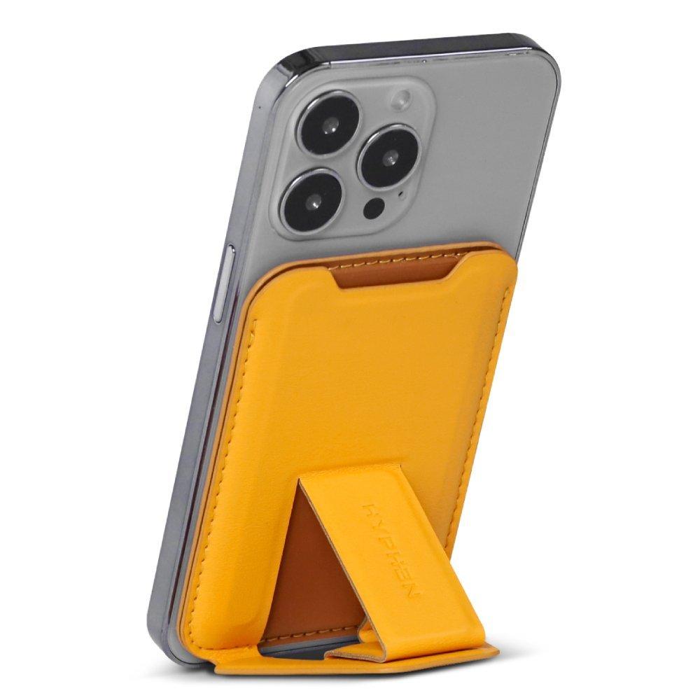 

Hyphen magsafe wallet - card holder with stand | orange