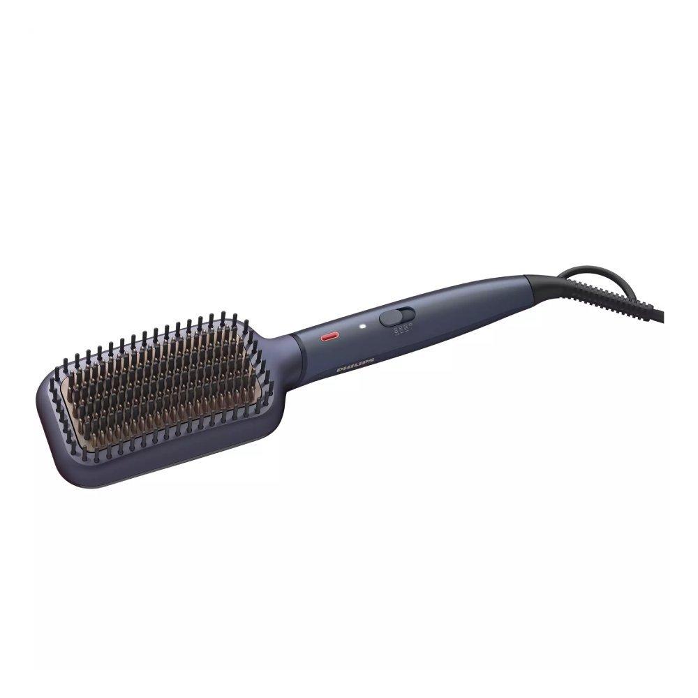 

Philips 5000 series heated straightening brush with ionic care, 3 heat settings, bhh885...