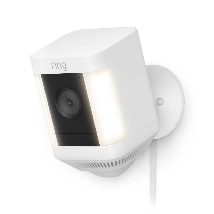 

Ring spotlight cam plus plug-in security camera, outdoor, 1080p, 8sh1s2-wme0 – white