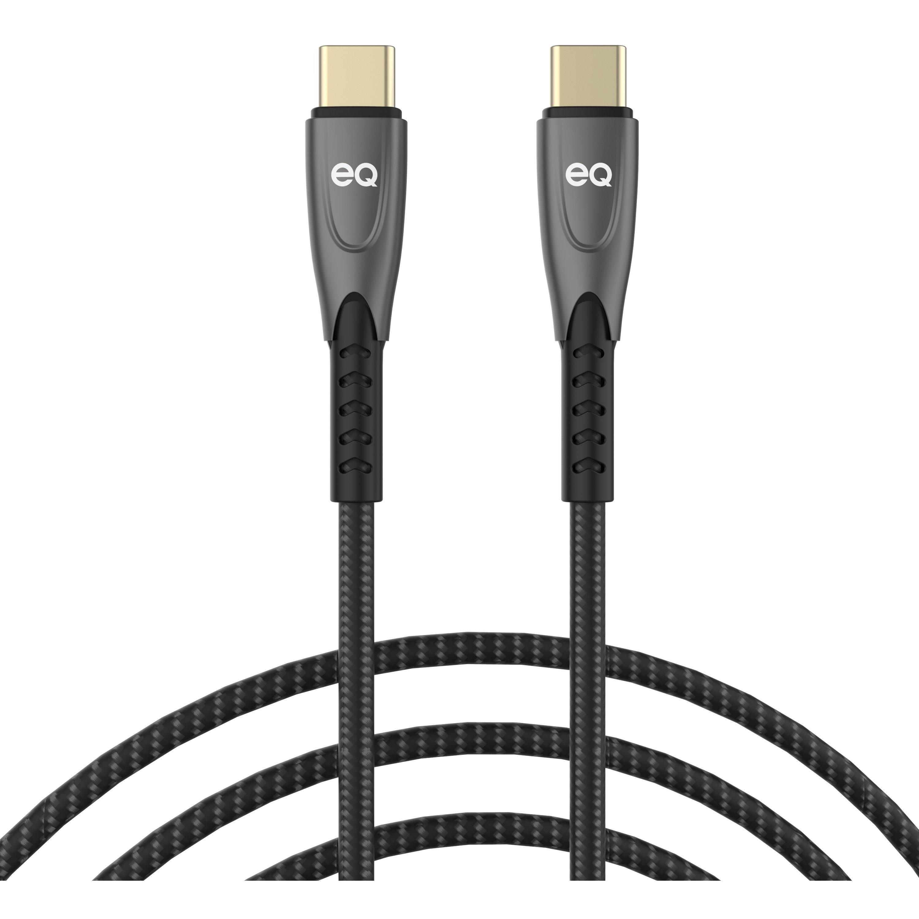 

Eq usb-c to usb-c 1m super cable - black