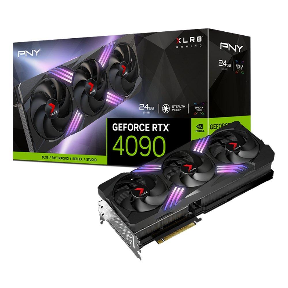 

Pny geforce rtx 4090 24gb xlr8 gaming graphic card verto epic-x rgb overclocked triple fan