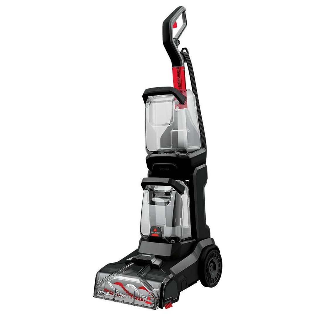 Bissell PowerClean 2X Carpet Cleaner, 600 W, 4.7L, 3112K - Charcoal Gray/Red