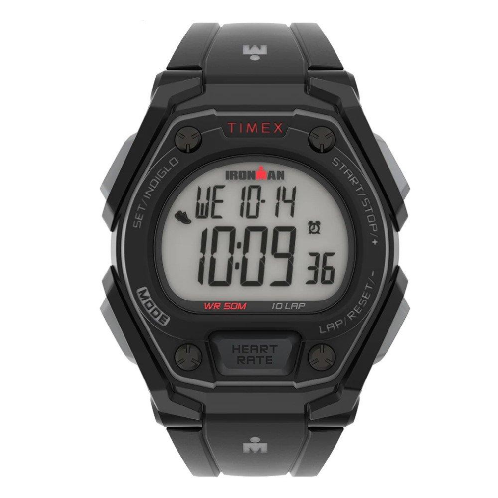 

Timex ironman classic men's watch with activity & heart rate, digital, 43mm, resin ...