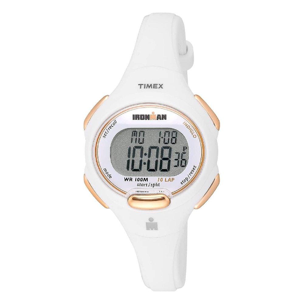 

Timex bcrf watch for women, digital, 34. 4mm, resin band, tw5m51700 - white