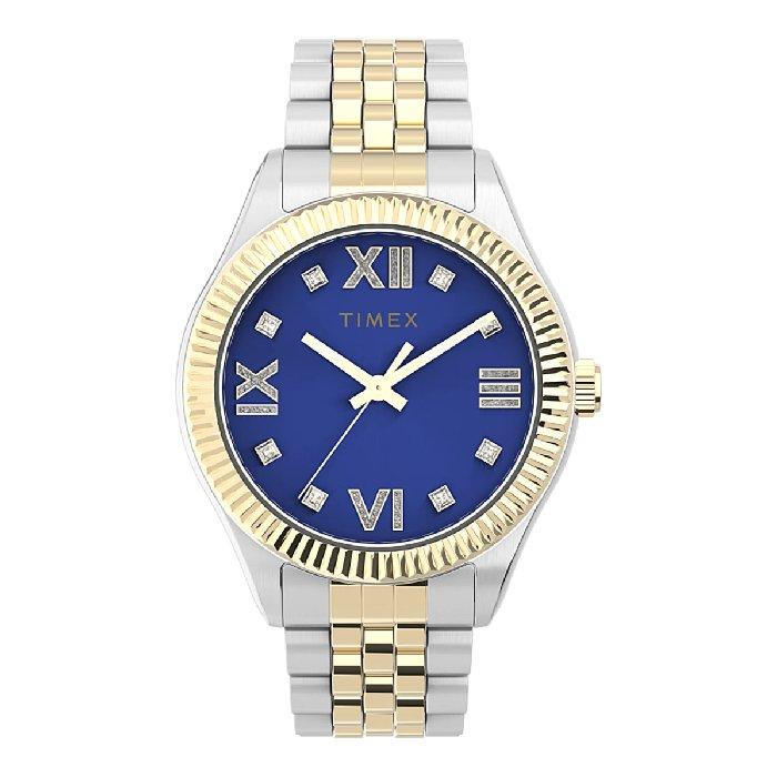 

Timex legacy waterbury watch for women, analog 34mm, stainless steel strap, tw2v45800 -...