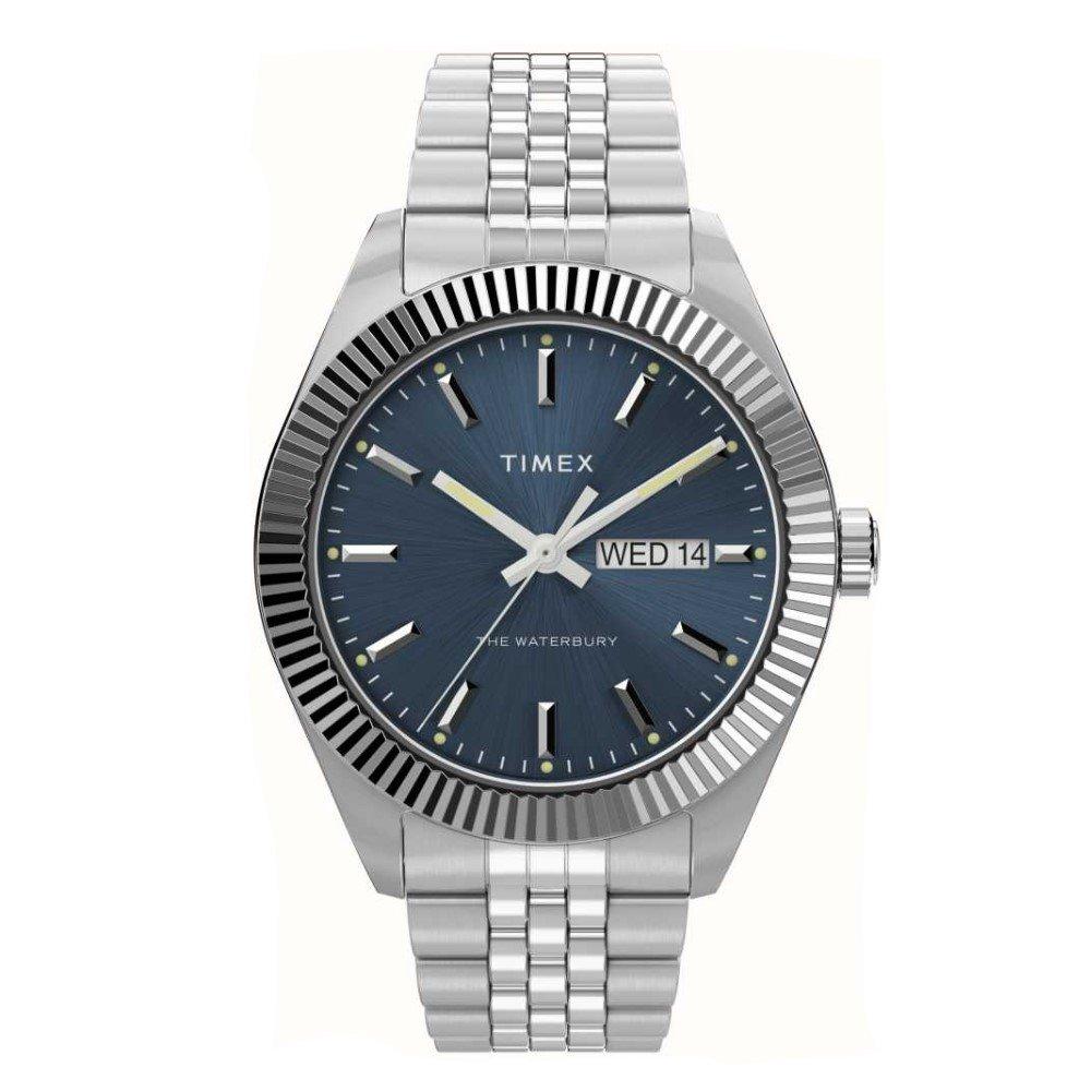 

Timex waterburt men's watch, analog, 41mm, stainless steel strap, tw2v46000 - stainless...