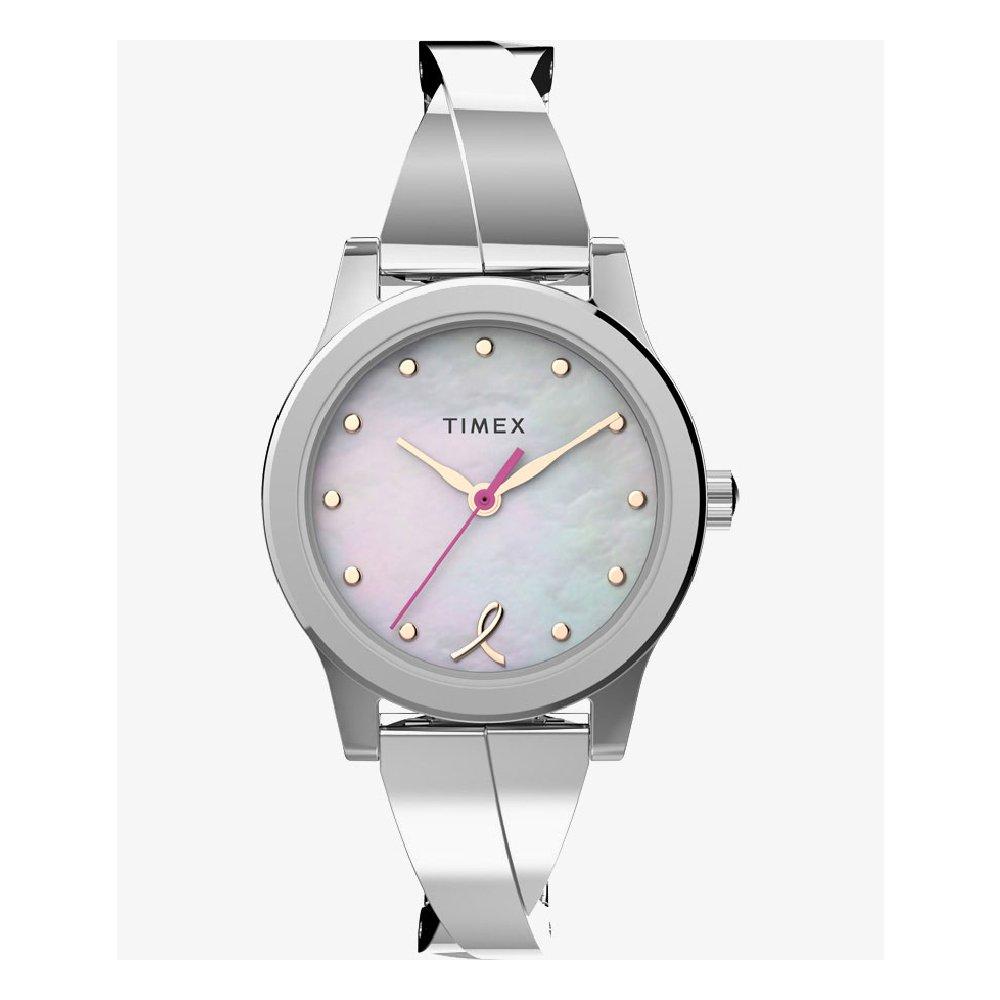 

Timex main street watch for women, analog, 25mm, stainless steel strap, tw2v52900 - silver