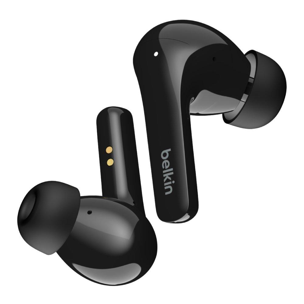 

Belkin soundform flow true wireless active noise-canceling earbuds - black