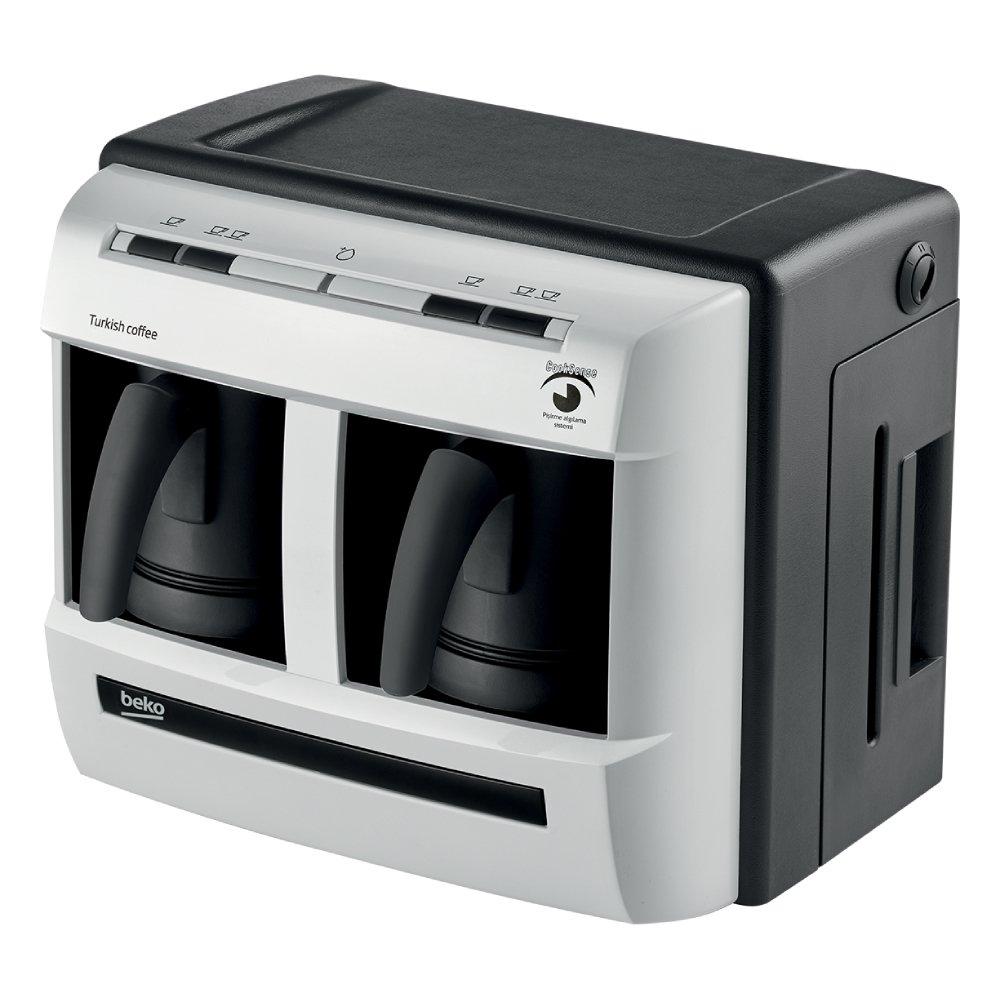

Beko turkish coffee machine with double pot 1 l, 1200 w, bkk 2113 w - white
