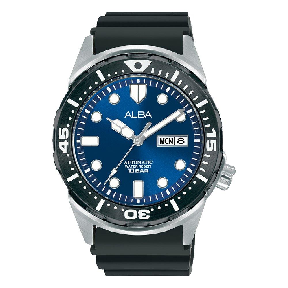 

Alba active analog 42. 4mm gent's rubber strap casual watch - al4379x1