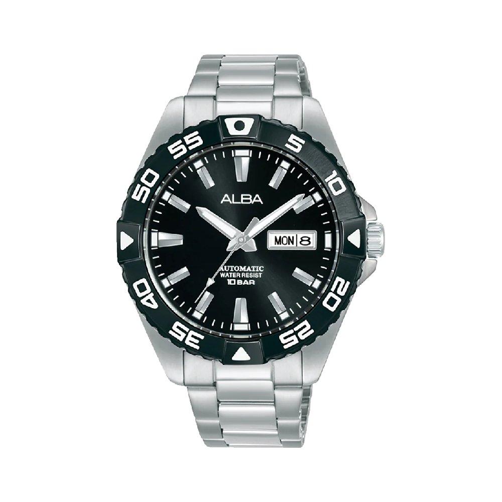 

Alba watch for men, stainless steel band, 41. 5mm, al4385x1 - silver/steel