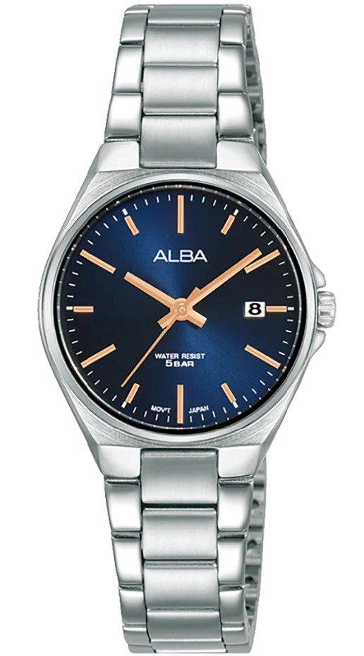 

Alba prestige ladies watch, 26mm, analog, stainless steel strap, ah7bb9x1 – silver
