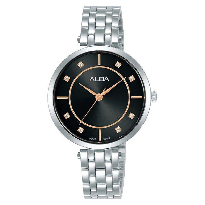 

Alba watch for women, analog, stainless steel band, 32mm, silver - arx081x1