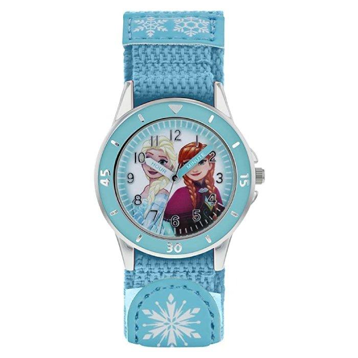 

Disney frozen watch for girls, analog, rubber strap, fzn5014 -blue