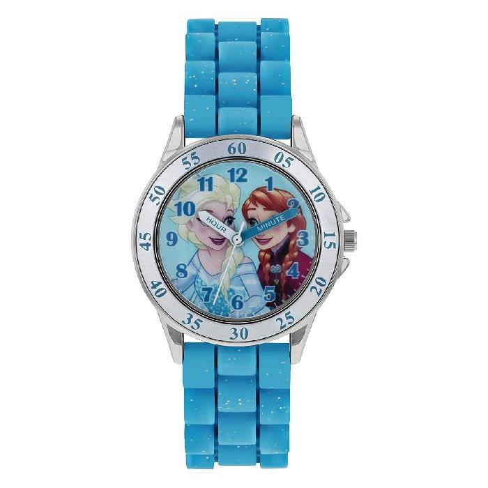 

Disney frozen watch for girls, analog, rubber strap, fzn5012 - blue