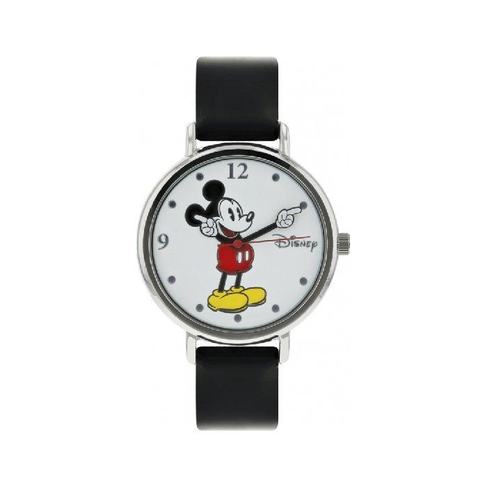 

Disney mickey mouse kids watch, analog, 34 mm, leather strap, mk1315 – black