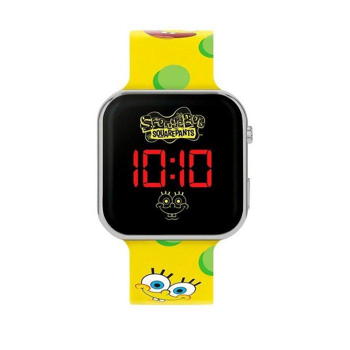 

Disney nickelodeon spongebob led kids watch, 35 mm, printed silicone strap, sgb4134 – y...