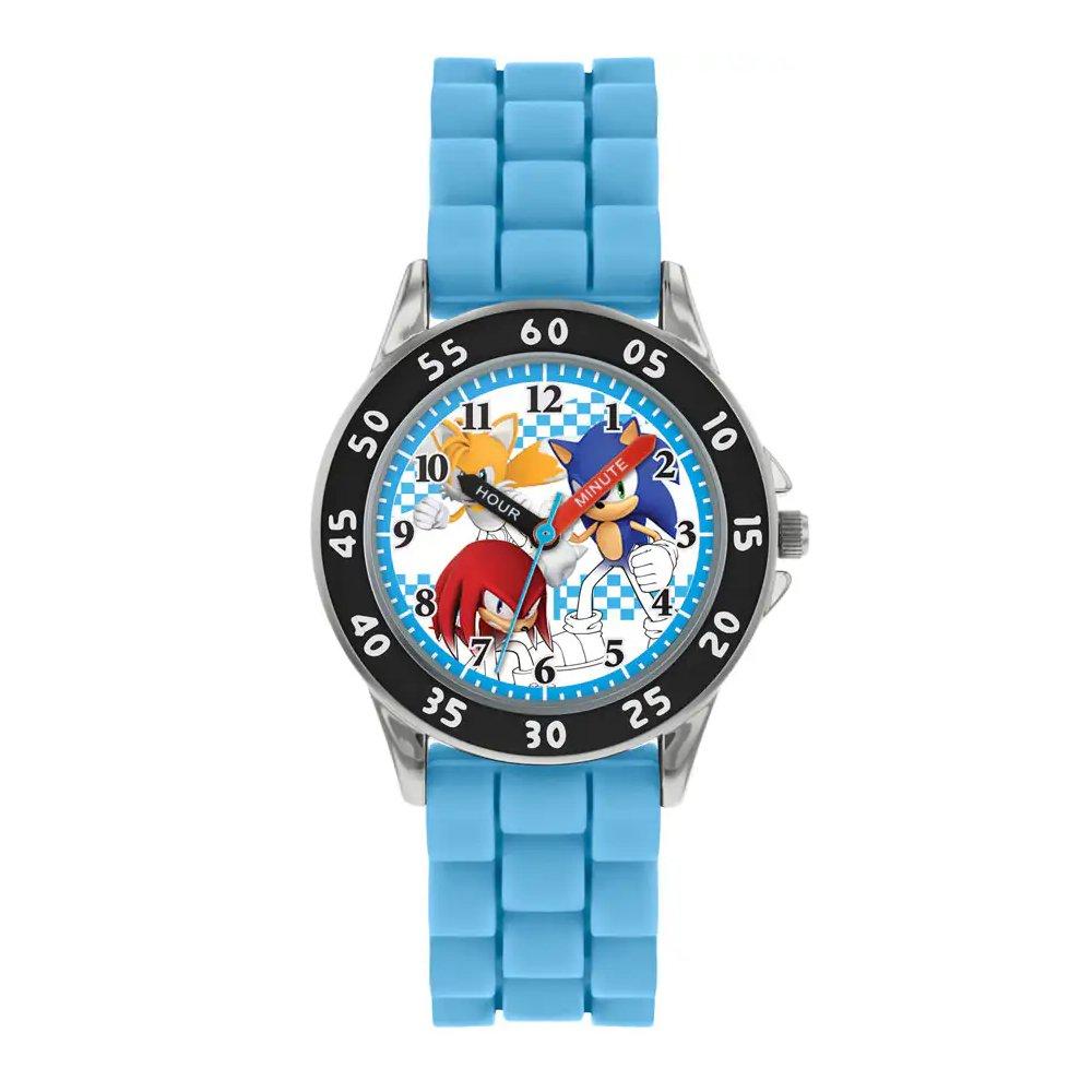

Disney sonic the hedgehog time teacher, analog, 33 mm, silicone strap, snc9038 – blue
